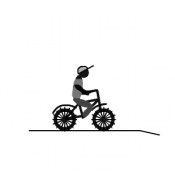 Нарисованная трасса